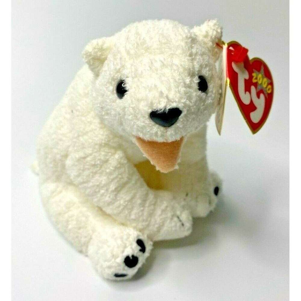 2000 Ty Beanie Baby "Aurora" Retired Polar  Bear‎ BB1